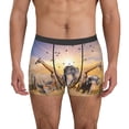 thumbnail image 1 of Kdxio Men's Boxer Briefs with Wildlife Protection Print - Comfortable and Breathable Underwear for Everyday Wear, 1 of 7