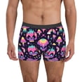 thumbnail image 1 of Kdxio Men's Boxer Briefs with cartoon Skull rainbow space Print - Comfortable and Breathable Underwear for Everyday Wear, 1 of 5