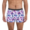 thumbnail image 1 of Kdxio Men's Boxer Briefs with crystal Skull record lips Print - Comfortable and Breathable Underwear for Everyday Wear, 1 of 5