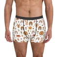 thumbnail image 1 of Kdxio Men's Boxer Briefs with cute Rainbow Animal Print - Comfortable and Breathable Underwear for Everyday Wear, 1 of 5