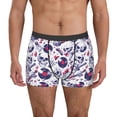 thumbnail image 1 of Kdxio Men's Boxer Briefs with music Skull record mike Print - Comfortable and Breathable Underwear for Everyday Wear, 1 of 5