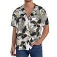 thumbnail image 1 of Kdxio Men's Hawaiian Shirt for Men Short Sleeve Shirt Abstract Watercolor Summer Casual Holiday Beach Button Down T-Shirts, 1 of 7