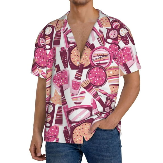 Kdxio Men's Hawaiian Shirt for Men Short Sleeve Shirt Cute Girl Summer Casual Holiday Beach Button Down T-Shirts