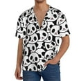 thumbnail image 1 of Kdxio Men's Hawaiian Shirt for Men Short Sleeve Shirt Cute Panda Summer Casual Holiday Beach Button Down T-Shirts, 1 of 7