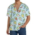 thumbnail image 1 of Kdxio Men's Hawaiian Shirt for Men Short Sleeve Shirt Frog In Mermaid Summer Casual Holiday Beach Button Down T-Shirts, 1 of 5