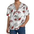 thumbnail image 1 of Kdxio Men's Hawaiian Shirt for Men Short Sleeve Shirt Koi Fish Summer Casual Holiday Beach Button Down T-Shirts, 1 of 7
