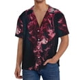 thumbnail image 1 of Kdxio Men's Hawaiian Shirt for Men Short Sleeve Shirt Mesmerizing Pink Jellyfish Summer Casual Holiday Beach Button Down T-Shirts, 1 of 5