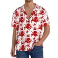 thumbnail image 1 of Kdxio Men's Hawaiian Shirt for Men Short Sleeve Shirt Octopus Summer Casual Holiday Beach Button Down T-Shirts, 1 of 5