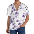 thumbnail image 1 of Kdxio Men's Hawaiian Shirt for Men Short Sleeve Shirt Orchids Flowers Summer Casual Holiday Beach Button Down T-Shirts, 1 of 7