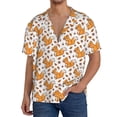 thumbnail image 1 of Kdxio Men's Hawaiian Shirt for Men Short Sleeve Shirt Playful Squirrel Autumn Summer Casual Holiday Beach Button Down T-Shirts, 1 of 5