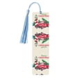 thumbnail image 1 of Kdxio Merry Christmas 1 Print Metal Tassel Bookmarks,Perfect Gift for Art Lovers and Bookworms Metal Bookmarks for Women, 1 of 8