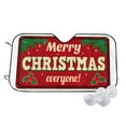 thumbnail image 1 of Kdxio Merry Christmas Print Windshield Sun Shade,UV Rays and Sun Heat Protection,Sunshade for Car Windshield,Car Shade Front Windshield - Medium, 1 of 6