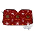 thumbnail image 1 of Kdxio Merry Christmas Print Windshield Sun Shade,UV Rays and Sun Heat Protection,Sunshade for Car Windshield,Car Shade Front Windshield - Medium, 1 of 6
