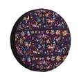 thumbnail image 1 of Kdxio Mexican Flowers Birds for Tire Cover Wheel Protectors Tyre Covers Weatherproof Wheel Covers Universal Fit for Trailer Rv SUV Truck Camper Travel Trailers 17 inch, 1 of 5