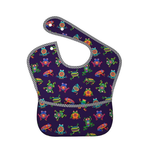 Kdxio Mexican Frogs Bibs For Babies, Baby Bibs for Eating, Toddler Bibs, Waterproof Bibs, Feeding Bibs, for Toddlers, Boys, Girls