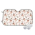 thumbnail image 1 of Kdxio Milk Tea Print Windshield Sun Shade,UV Rays and Sun Heat Protection,Sunshade for Car Windshield,Car Shade Front Windshield - Small, 1 of 6