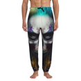 thumbnail image 1 of Kdxio Modern Abstract Colorful Skull C Pattern Joggers,Sweatpants for Men with Pockets-X-Large, 1 of 5