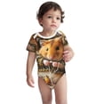 thumbnail image 1 of Kdxio Modern Floral Guinea Pig Pattern Unisex Baby Cotton Short Sleeve Bodysuits-12 Months, 1 of 5