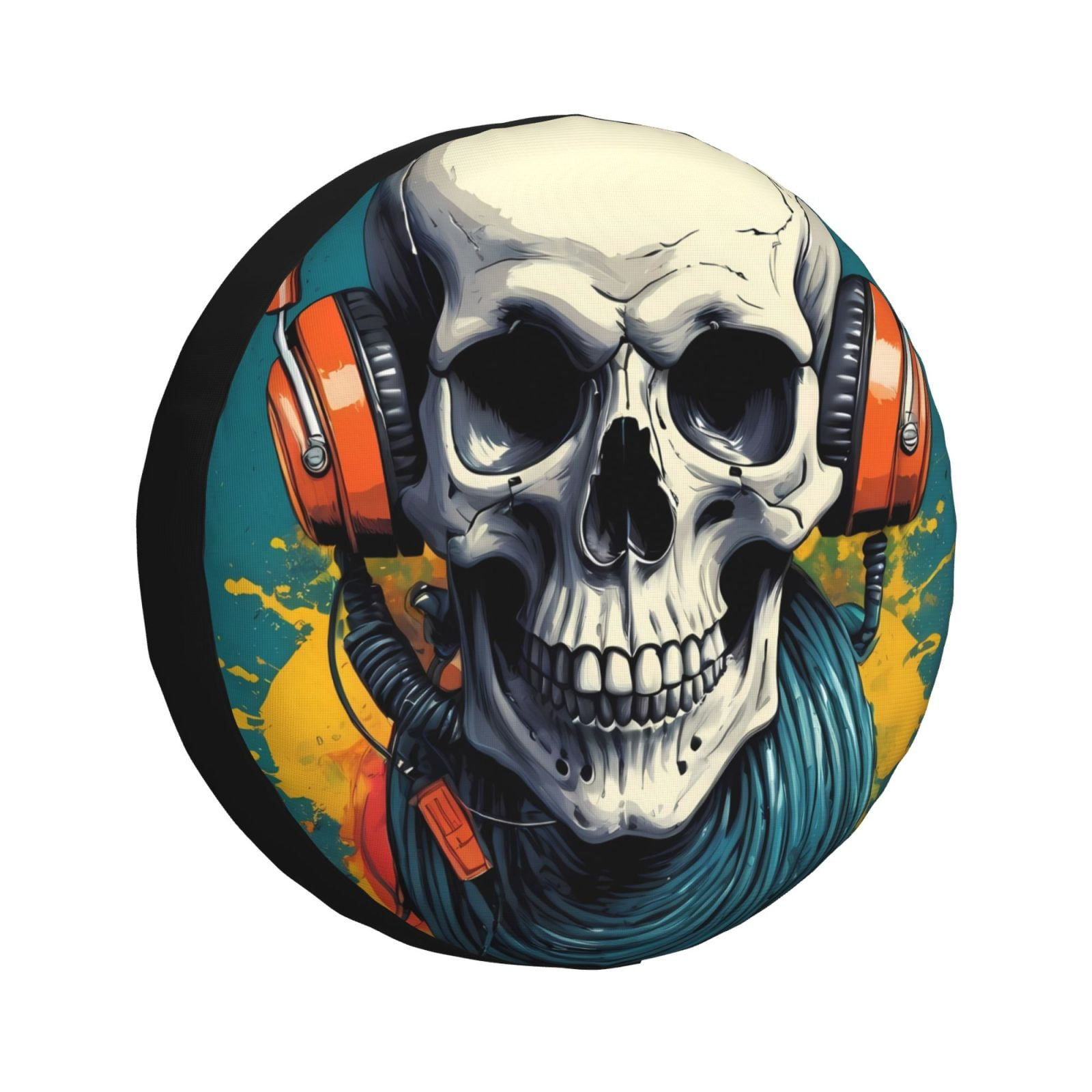 Kdxio Modern HipHop Skull for Tire Cover Wheel Protectors Tyre Covers