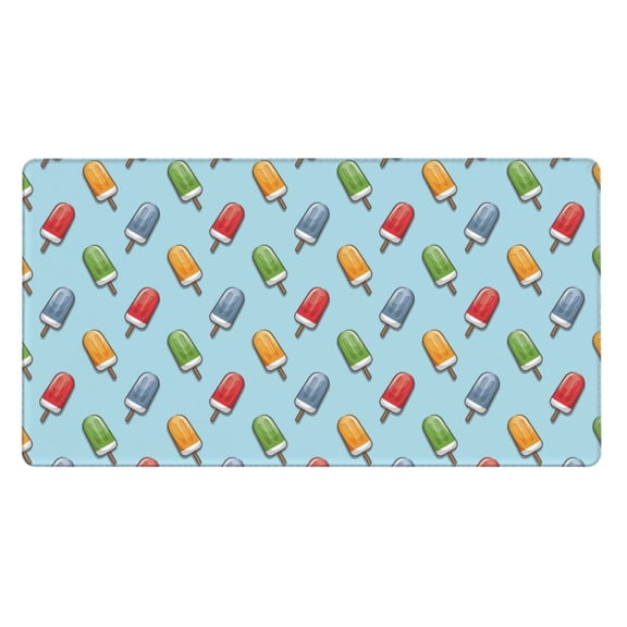 Kdxio Modern Ice Cream Print Large Gaming Mouse Pad,Non-Slip Base,Water Resist Keyboard Pad for Gamer,Office & Home,29.5 x 15.8 in