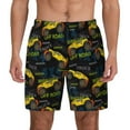 thumbnail image 1 of Kdxio Monster Truck1 Print Men'S Swim Trunks With Compression Liner 7 Inch Inseam Quick Dry Swim Shorts, 1 of 7