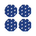 thumbnail image 1 of Kdxio Moon Lamb Funny Coasters,4 Pcs Leather Coasters,Housewarming Gifts,Protect Furniture from Water Marks Scratch and Damage, 1 of 8