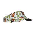 thumbnail image 1 of Kdxio Mosaic Forest Squirrel Print Sun Visor Hat Golf Visor Adjustable Velcro Outdoor Sports Cap for Men Women, 1 of 6