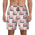 thumbnail image 1 of Kdxio Mothers Day Print Men'S Swim Trunks With Compression Liner 7 Inch Inseam Quick Dry Swim Shorts, 1 of 7