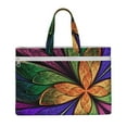 thumbnail image 1 of Kdxio Multicolored Beautiful Flower1 File Tote Document Bag Business Briefcase Bag Document Organizer Tote Briefcase for Letter A4 Files Business Teacher Office Bag, 1 of 8