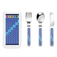thumbnail image 1 of Kdxio Multiplication Table Toddler Utensils Set - Kids Silverware Set, Set Kids Utensils Set with Case for Preschooler Children, 1 of 8