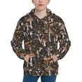 thumbnail image 1 of Kdxio Mushroom Garnish Pattern Boys Athletic Unisex Boys Girls Hoodie with Pocket Sweatshirts-X-Large, 1 of 6