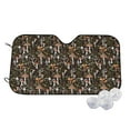 thumbnail image 1 of Kdxio Mushroom Garnish Print Windshield Sun Shade,UV Rays and Sun Heat Protection,Sunshade for Car Windshield,Car Shade Front Windshield -, 1 of 6