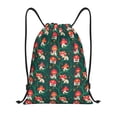 thumbnail image 1 of Kdxio Mushroom House Print Drawstring Backpack Bag,Waterproof Draw String Back Sack, Gym Drawstring Bags Swim Bag For Unisex, 1 of 5