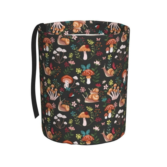 Kdxio Mushroom With Snails Car Trash Can Garbage Car Accessories Trash Can Car Waste Bin for for Driver and Passenger Any Vehicle