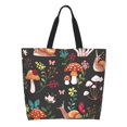 thumbnail image 1 of Kdxio Mushroom With Snails Casual Tote Bags Women Big Capacity Shoulder Bag for Women Travel Shoulder Bags Handbags, 1 of 8
