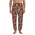 thumbnail image 1 of Kdxio Mushrooms And Leaves Pattern Joggers,Sweatpants for Men with Pockets-Small, 1 of 5