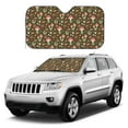 thumbnail image 1 of Kdxio Mushrooms and Autumn Print Windshield Sun Shade, Foldable Sun Blocker for Car,Truck,SUV Automotive Interior Sun Protection,Reflective Shade for Front Windshield(Small), 1 of 7