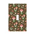 thumbnail image 1 of Kdxio Mushrooms and Autumn Decorator Light Switch or Receptacle Outlet Wall Plate Decorator Wall Plate Child Safe Outlet Cover-Style T, 1 of 6