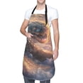 thumbnail image 1 of Kdxio Mythical Serpent Mountain Sunrise Apron with Pockets Adjustable Kitchen Aprons for Men Women Waterproof Aprons for Cooking,Drawing,Crafting, Baking Household Cleaning, 1 of 5