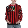 thumbnail image 1 of Kdxio Nautical American Flag Print Womens Oversized Hoodies Sweatshirts Hooded Pullover Tops Sweaters Casual-Medium, 1 of 7