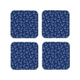 thumbnail image 1 of Kdxio Nautical Anchors Funny Coasters,4 Pcs Leather Coasters,Housewarming Gifts,Protect Furniture From Water Marks Scratch And Damage, 1 of 1