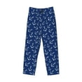 thumbnail image 1 of Kdxio Nautical Anchors Print Men's Sleep Pajama Pant Lounge Pants with Pockets, 1 of 8