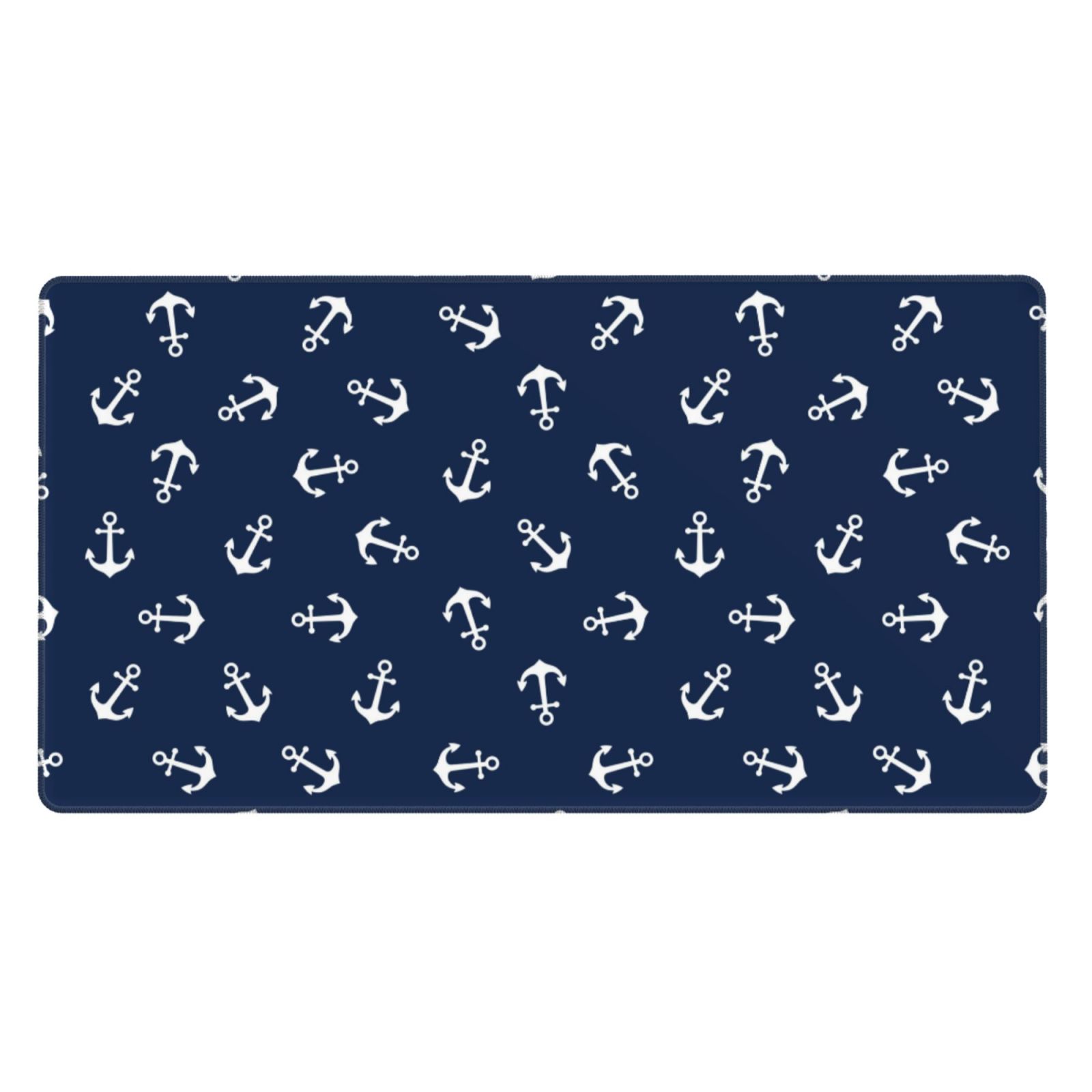 Kdxio Nautical Themed Simple Anchors Print Large Gaming Mouse Pad,Non-Slip Base,Water Resist Keyboard Pad for Gamer,Office & Home,29.5 x 15.8 in