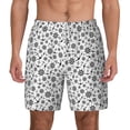thumbnail image 1 of Kdxio Nautical Themed Simple Anchors Print Men'S Swim Trunks With Compression Liner 7 Inch Inseam Quick Dry Swim Shorts, 1 of 7