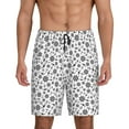 thumbnail image 1 of Kdxio Nautical Themed Simple Anchors Print Mens Sleep Shorts Bottoms Soft Comfy Pajama Wear Pants with Drawstring Pockets, 1 of 7