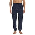 thumbnail image 1 of Kdxio Navy Dark Blue Pattern Joggers,Sweatpants for Men with Pockets-Small, 1 of 5