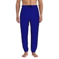 thumbnail image 1 of Kdxio Navy Pattern Joggers,Sweatpants for Men with Pockets-Large, 1 of 5