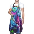 thumbnail image 1 of Kdxio Neon Free Play Apron with Pockets Adjustable Kitchen Aprons for Men Women Waterproof Aprons for Cooking,Drawing,Crafting, Baking Household Cleaning, 1 of 5