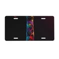 thumbnail image 1 of Kdxio Neon Psychedelic Giraffe License Plate Car Front License Plate Car Decoration Car Accessories Front Tag Plate Standard Size, 1 of 8