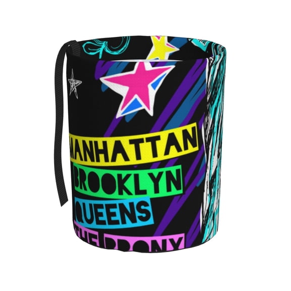 Kdxio New York City Car Trash Can Garbage Car Accessories Trash Can Car Waste Bin for for Driver and Passenger Any Vehicle